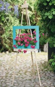 création artistique et géranium