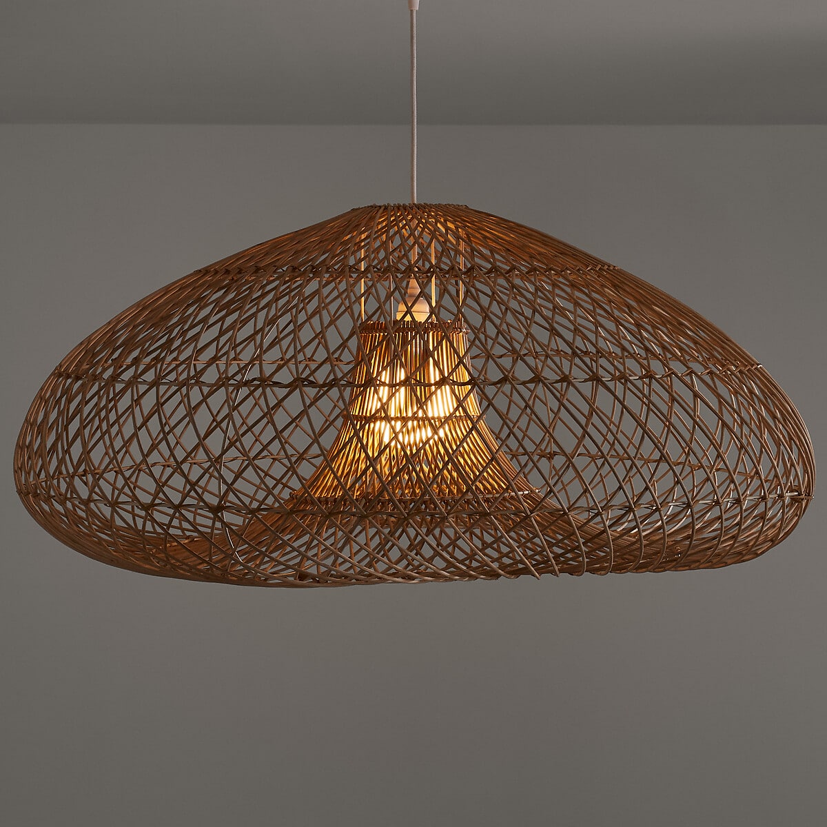 suspension en rotin décoration automne 