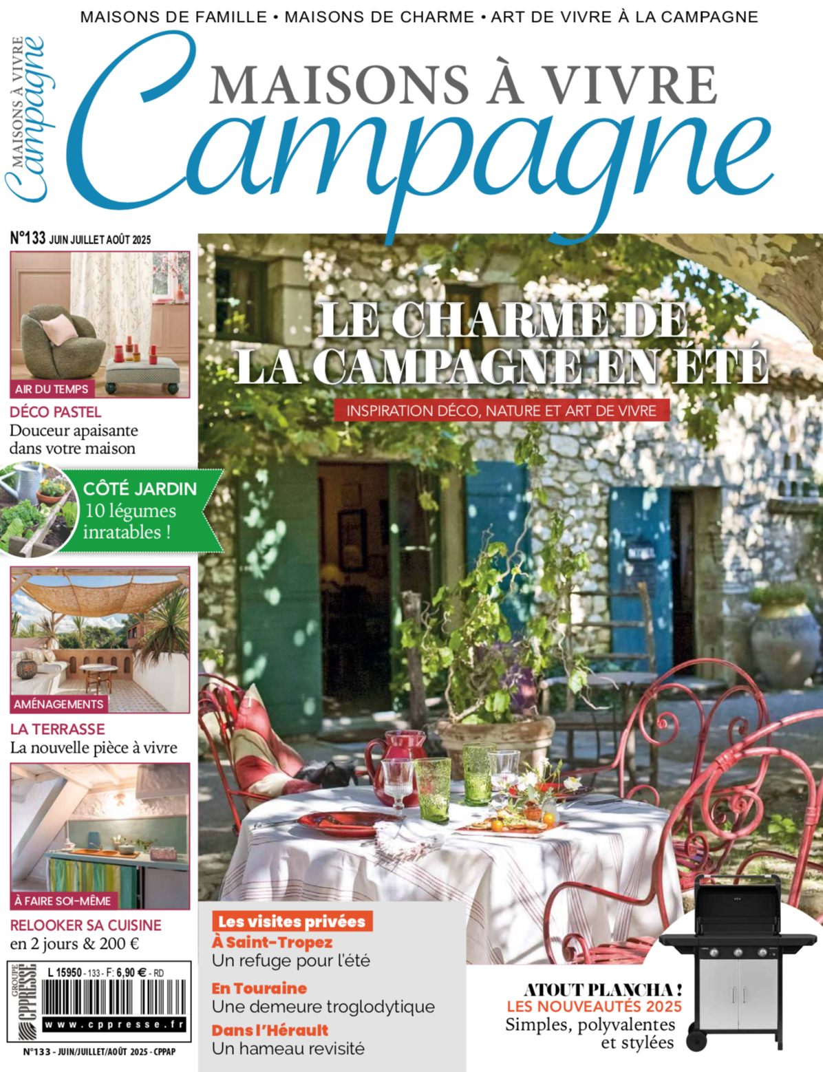 Maisons à Vivre Magazine Campagne couverture 133