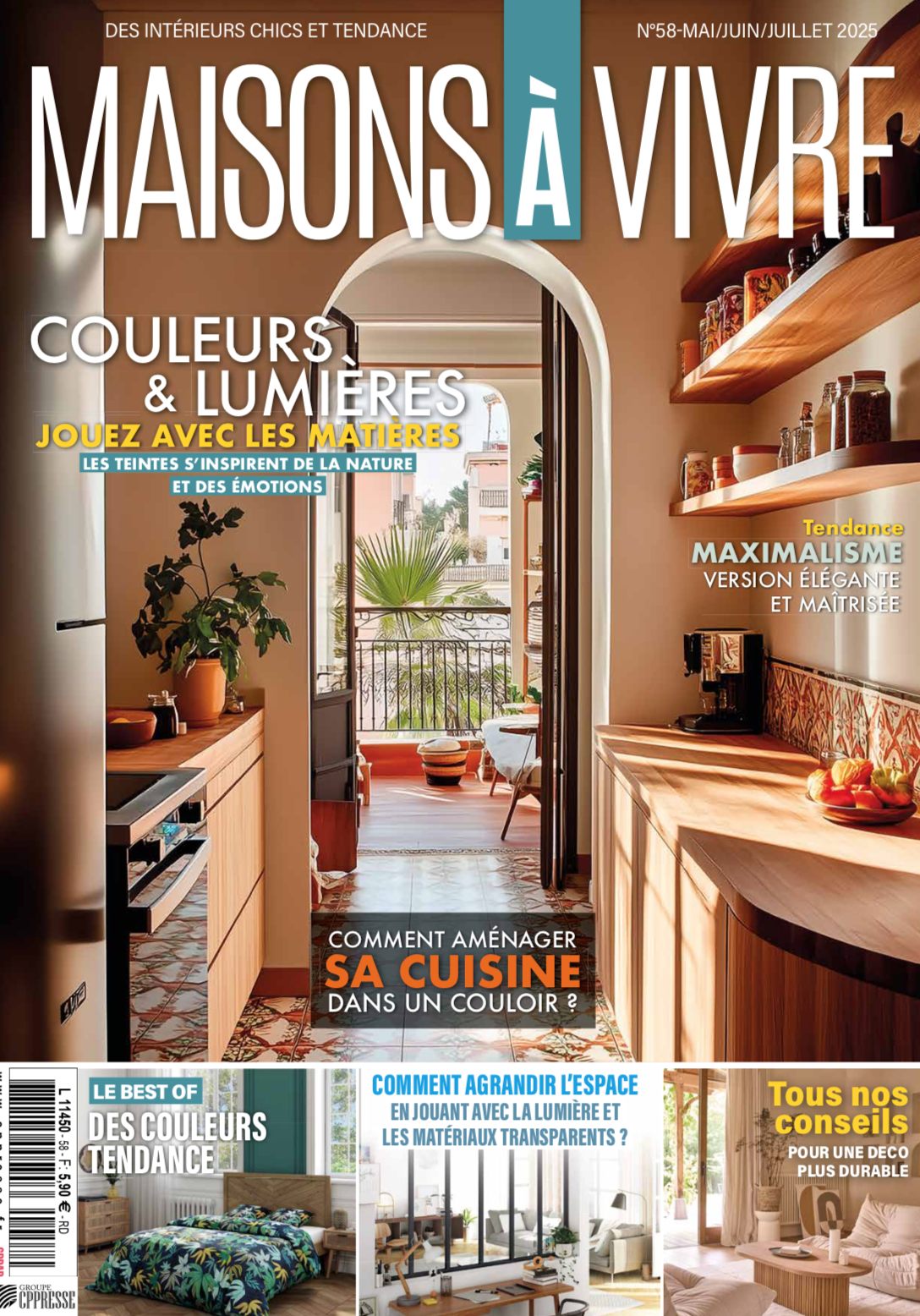 Couverture Maisons à Vivre Magazine