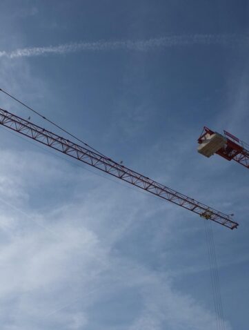 chantier en construction