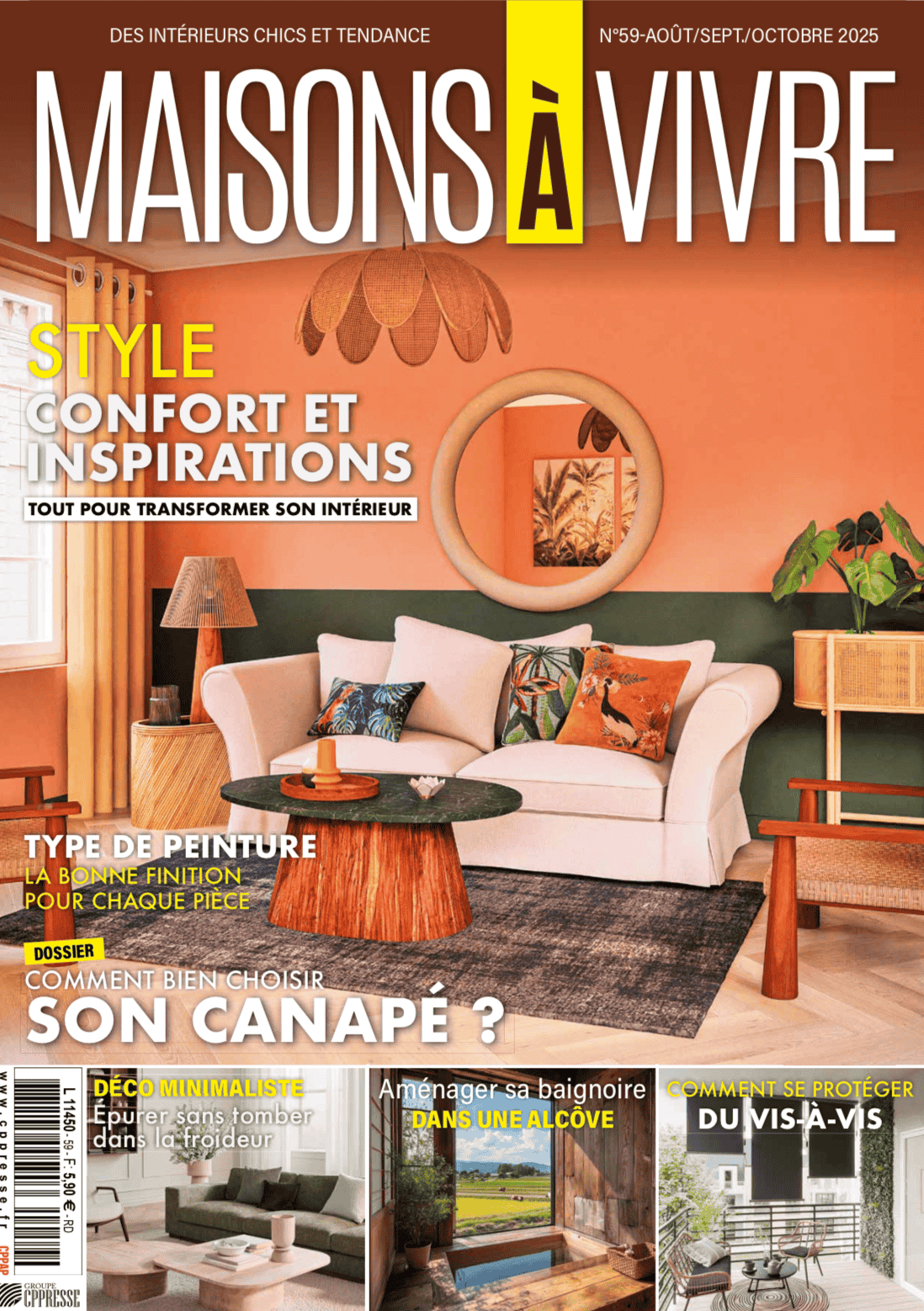 couverture Maisons à Vivre 59