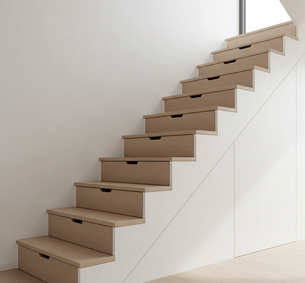 Rangement sous escaliers 