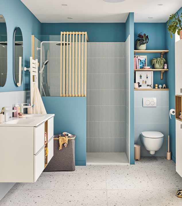 Couleur bleu intérieur