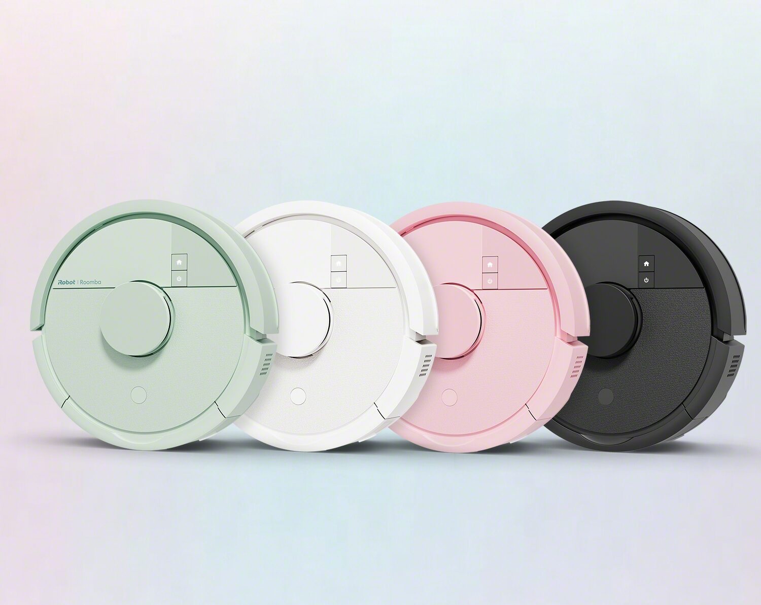 Robot aspirateur Roomba Mini en quatre coloris avec design compact et moderne