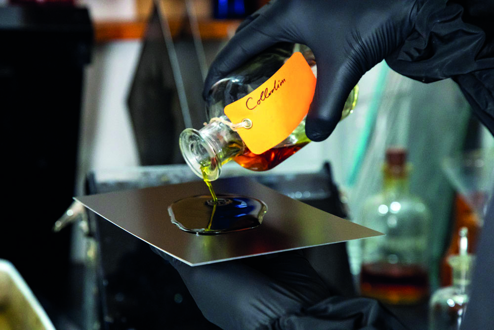 Collodion humide