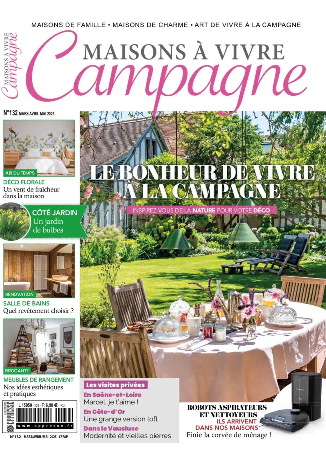 Couverture Maisons à Vivre Campagne n°132