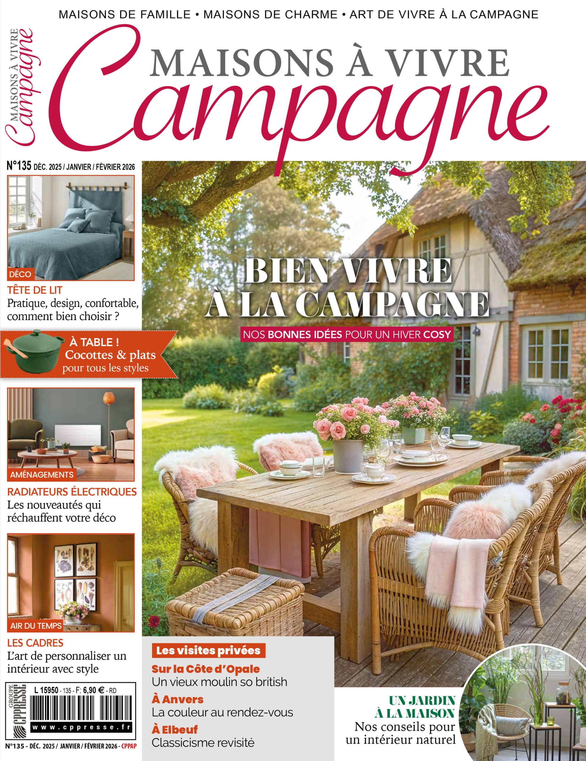Couverture Maisons à Vivre Campagne n°135