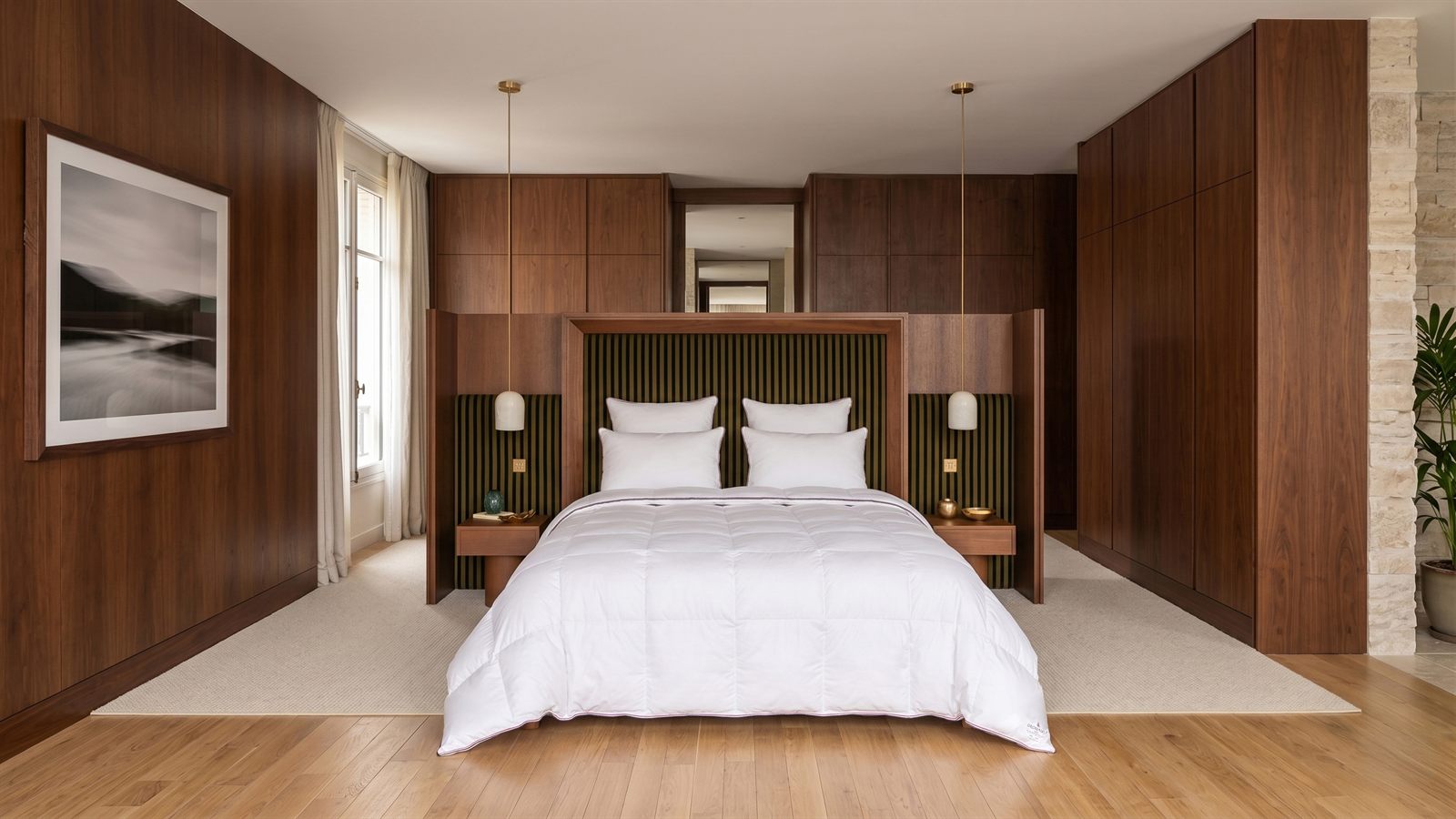 Chambre haussmannienne couette Drouault Nuit de reve